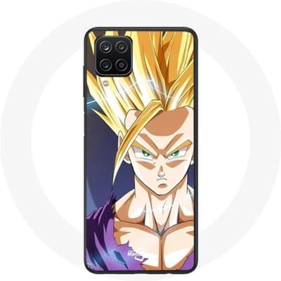 Samsung Galaxy A12 Hoesje Manga Dragon Ball Goku Geel geel
