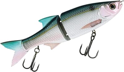 Glide Bait Kunstaas - Langzaam Zinkend Aas - Roofvissen Vangen - Realistisch Zwemgedrag - 178 cm - Threadfin Shad