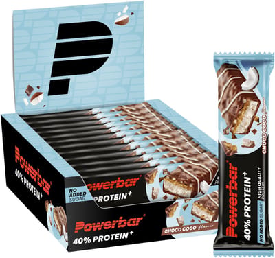 Powerbar eiwitreep | 40% Protein | Low Sugar | Choco Coco - 40g (12 stuks)