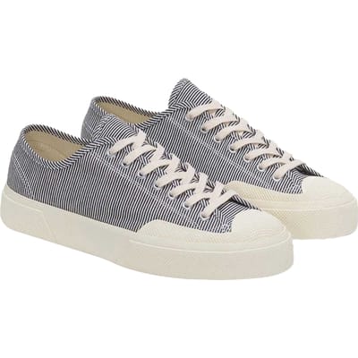 Superga Unisex Volwassen 2432 Works Stripe Sneakers (Blauw/Wit)