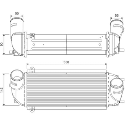 Intercooler VALEO 818688