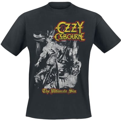 Ozzy Osbourne T-shirt - Sin Tribute - S tot XXL - voor Mannen - zwart