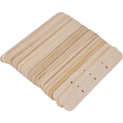 50 stuks Kaarslont Houder 3 Gaten Houten Kaarslont Stickers Kaarsen Maken Lont Clips Centreren beige