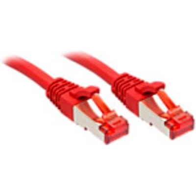 LINDY 47740 RJ45 Netwerkkabel, patchkabel CAT 6 S/FTP 20.00 m Rood Vergulde steekcontacten 1 stuk(s)
