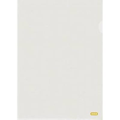 Elba transparante zakken, voor DIN A4, gerecycled polyetheen, 100µm, generfd, transparant, 100 stuks