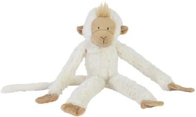 Happy Horse Hangende Aap Knuffel 85cm - Wit - Baby knuffel