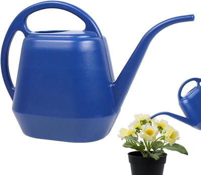 Gietbus met lange tuit - Bloemen gieter - Planten water geven - Grote inhoud - 4 liter - Blauw