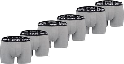 Pack of 6 men's Levis REPEAT LOGO BOXER boxer shorts underwear pants