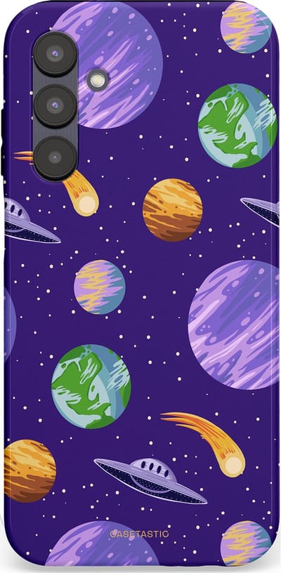 Casetastic Hoesje Geschikt voor Samsung A25 - Stijlvolle Beschermende Duo-layer Case - Ufo verkeer