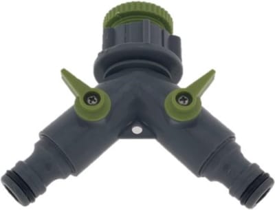 Benson -  Waterverdeler -  Tuinslang Koppeling -  2 Weg -  1/2" - 3/4" Soft