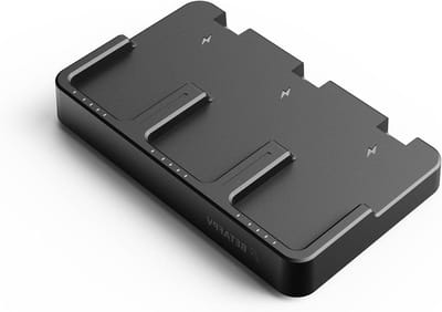 Oplaadstation voor Batterijen - Batterijlader Hub - Drone Opladen - Snel Opladen 3 Batterijen - Compact Ontwerp - Zwart