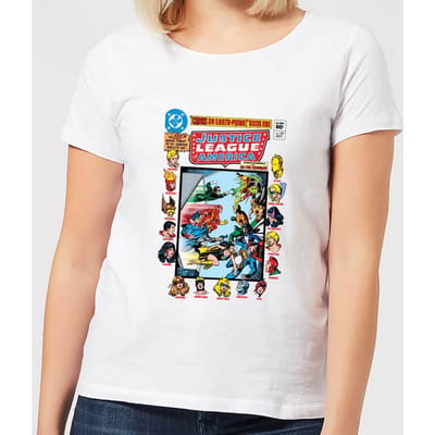 Justice League Crisis On Earth-Prime Cover Women's T-Shirt - White - S
