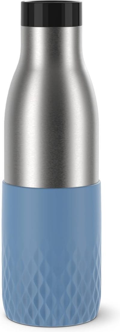 Tefal Bludrop Sleeve N3110710 Thermosfles - 500 ml - RVS - Blauw - Isolerend - Lekvrij