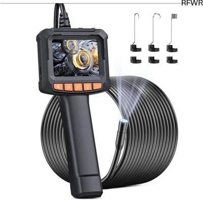 RFWR® Endoscoopcamera met 10 meter kabel en 1080p HD resolutie - Buiscamera met LED verlichting