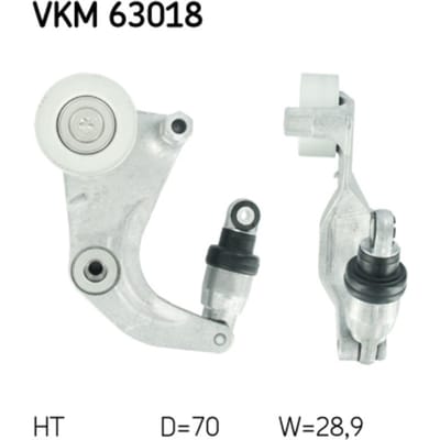 Spanpoelie, V-riem SKF VKM 63018