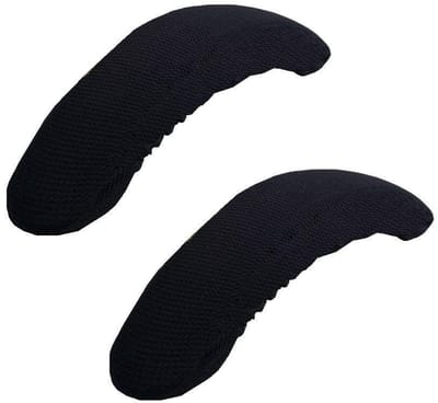 Dailygoods- Armsteun Cover 2 Stuks - Verwijderbaar - Wasbaar - Elastisch Bereik 30-50 cm - Stoelarmbeschermer - Comfort Verbetering - Armleuningen