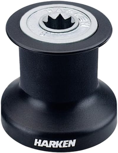 Lier Aluminium - Enkele Versnelling - Watersport Ondersteuning - Robuust Ontwerp - Diameter 60mm - Zwart