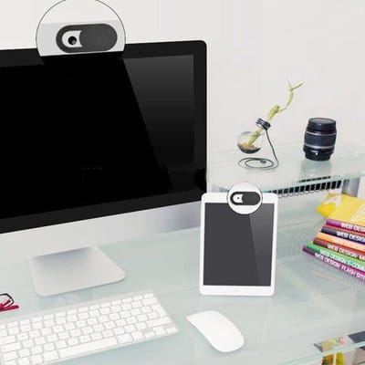 3x Webcam Cover |Zowel voor Laptop als voor Smartphones |Camera Privacy Bescherming | 1 Pack Zwart