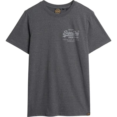 Superdry - Heritage T-shirt met Vintage-logo op de borst - Heren - T-shirts