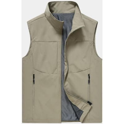 Nieuwste Outdoor Activiteit Multi-pocket Sneldrogend Visvest Heren Dun Klimmen Fotograaf Waterafstotend Paardrijden Clip Vest Mouwloos 5XL