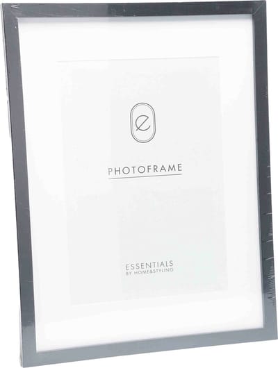 Home & Styling Fotolijst - kunststof - zwart - voor foto van 30 x 40 cm