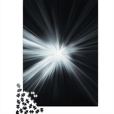 Abstracte puzzel voor volwassenen, 1000 stukjes, verfijnde mini-puzzel voor volwassenen, kunstwerk Jigsaw, puzzel voor familie, spel, woondecoratie, 1000 stuks (75 x 50 cm)