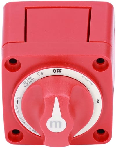 Dailygoody - Accu Schakelaar - 300A Dual Circuit Isolator - 3-positie voor Boot Auto Trailer - Veiligheid - Schakelaar - Voor energiebeheer - Uni