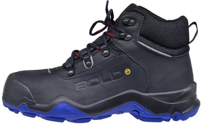 HKS Delta 1 NTP S3 werkschoenen - veiligheidsschoenen - safety shoes - hoog - heren - composiet - antislip - ESD - lichtgewicht - zwart - maat 42