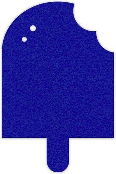 IJs vilt onderzetter - Donkerblauw - 6 stuks – 100 x 75 mm – IJs vorm - Glas onderzetter - Cadeau - Woondecoratie - Woonkamer - Tafelbescherming - Onderzetters Voor Glazen - Keukenbenodigdheden - Woonaccessoires - Tafelaccessoires