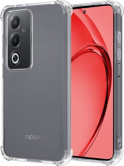 Hoesje - Geschikt voor OPPO A80 - Sterk & Shockproof - Siliconen Case - Back Cover - Telefoon Hoes Shock Proof - Transparant