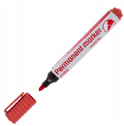 D.Rect 2150 Permanente Marker - Rood, 1-3mm