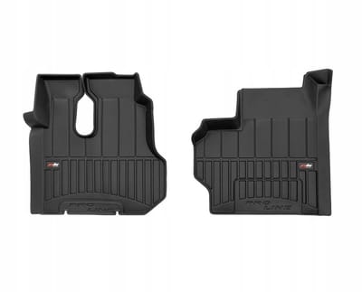 Frogum No.77 - Vrachtwagenmatten geschikt voor Mercedes Actros MP3 2007-2011 - 3D Korfvorm - TPE Rubber - Zwart