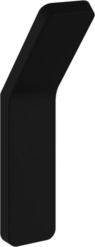 Hotbath Gal Haak GLA30BL - handdoekhouder - Mat zwart - 10 x 2,2 x 3,8 cm