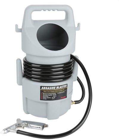 Allecto - Professionele Mobiele Stralingsmachine - 25kg Capaciteit - Robuust en Praktisch - Inclusief Slang en Pomp - Voor Industrieel Gebruik - P
