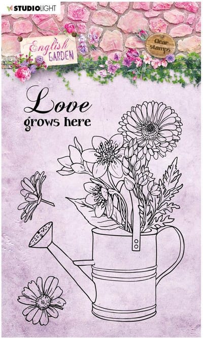 Stempel - Clear stamp - Studio Light - A6 English garden nr.430