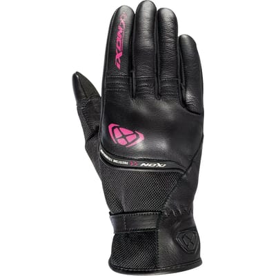 Zomer leren motorhandschoenen voor vrouwen Ixon rs shine 2