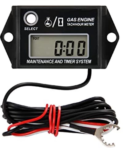 Digitale RPM Meter voor Motoren en Tuigen - Waterdichte Toerenteller voor ATV, Tuintractoren, Motoren, en Meer