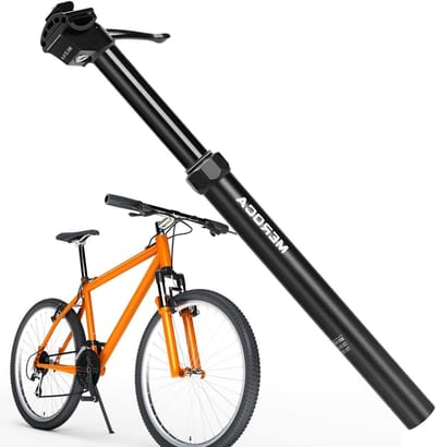 Verstelbare Zadelpen - Fiets Dropper - Offroad Fietsen - Eenvoudige Hoogteverstelling - 30.9 x 445 mm - Zwart