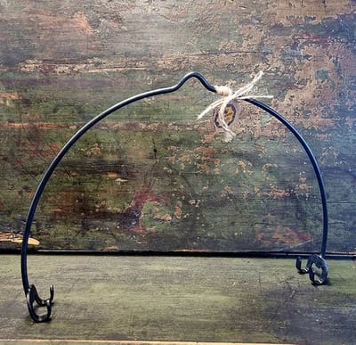 Gietijzeren Hengsel voor Dutch Oven – 40 cm – Stevige Draagbeugel voor Buiten Koken - Zwart