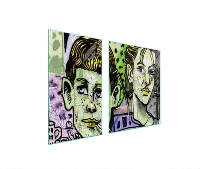 TMK ArtDeko Serie - Snijplank en Beschermplaat van Glas - 100x52 cm - Veilig voor Kinderen