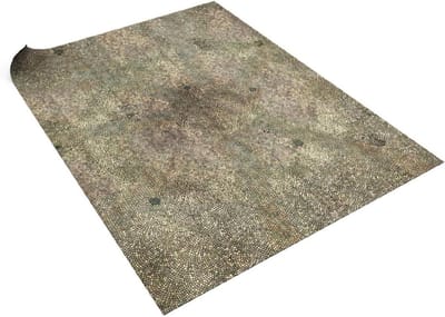 Spelmat Kasseien - Wargame Ondergrond - Tabletop Gevechten - Realistisch Ontwerp - 112x152 cm - Grijs
