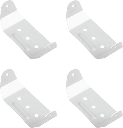 Dakgoot Beugels - Valpijp Houder - Waterafvoer Regelen - Drukbestendige Legering - 4 Stuks - Grijs