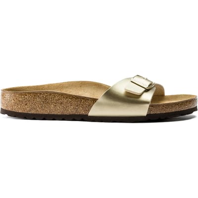 Birkenstock Madrid BF Gold Narrow Dames Slippers - Gold - Maat 39