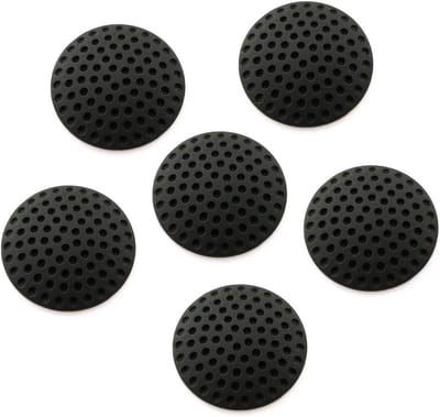 Deur Stopper - Muurstickers Deurkruk - Schade Voorkomen - Zelfklevend - 50mm Diameter - Zwart