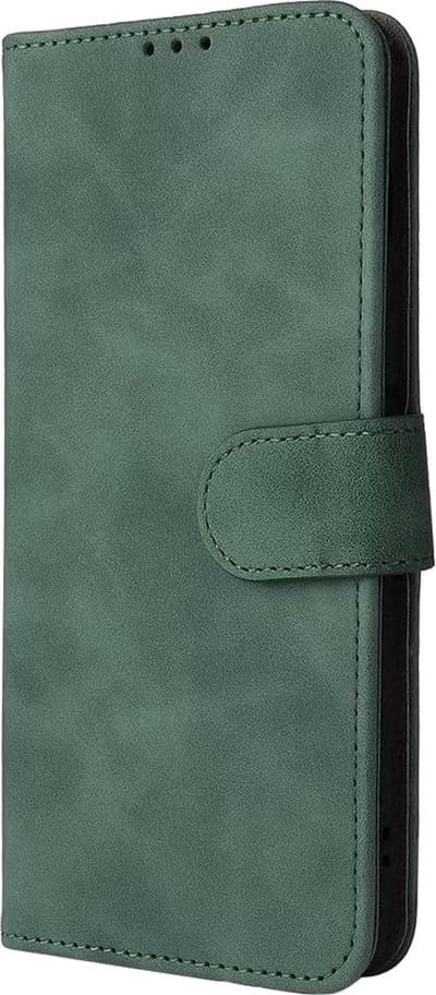 LuxeBass Hoesje geschikt voor Oppo Find X5 - Boekhoesje - Groen - Portemonneehoesje gsm hoesje - telefoonhoes - telefoonhoesjes