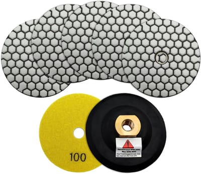 Diamant Polijstpads - Schuur Schijven - Beton Polijsten - Droog Gebruik - 100 mm