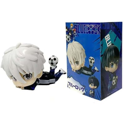 BLUE LOCK Actiefiguren Isagi Yoichi Bachira Meguru Anime Figuur Q Versie Figuur PVC Verzamelmodel Kinderpop Speelgoed Cadeaus