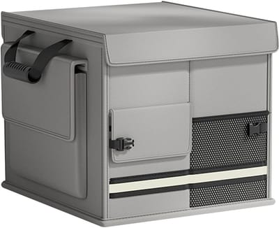 Auto opbergbox - Kofferbak organizer - 29×34×29 cm - Opvouwbaar ontwerp- Geschikt voor SUV's, pick-ups en sedans - Opbergruimte met meerdere compartimenten - Ruimtebesparend - Ideaal voor opbergen in de auto en op reis - 30L - Grijs