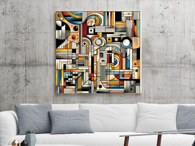Kunstprint | Wanddecoratie | Dibond | 100 × 100 cm