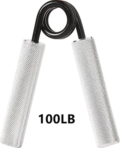 Knijphalter - Duurzame Alluminium en Stalen Knijphalter - Handknijper- Grijs Zwart - 100 lbs